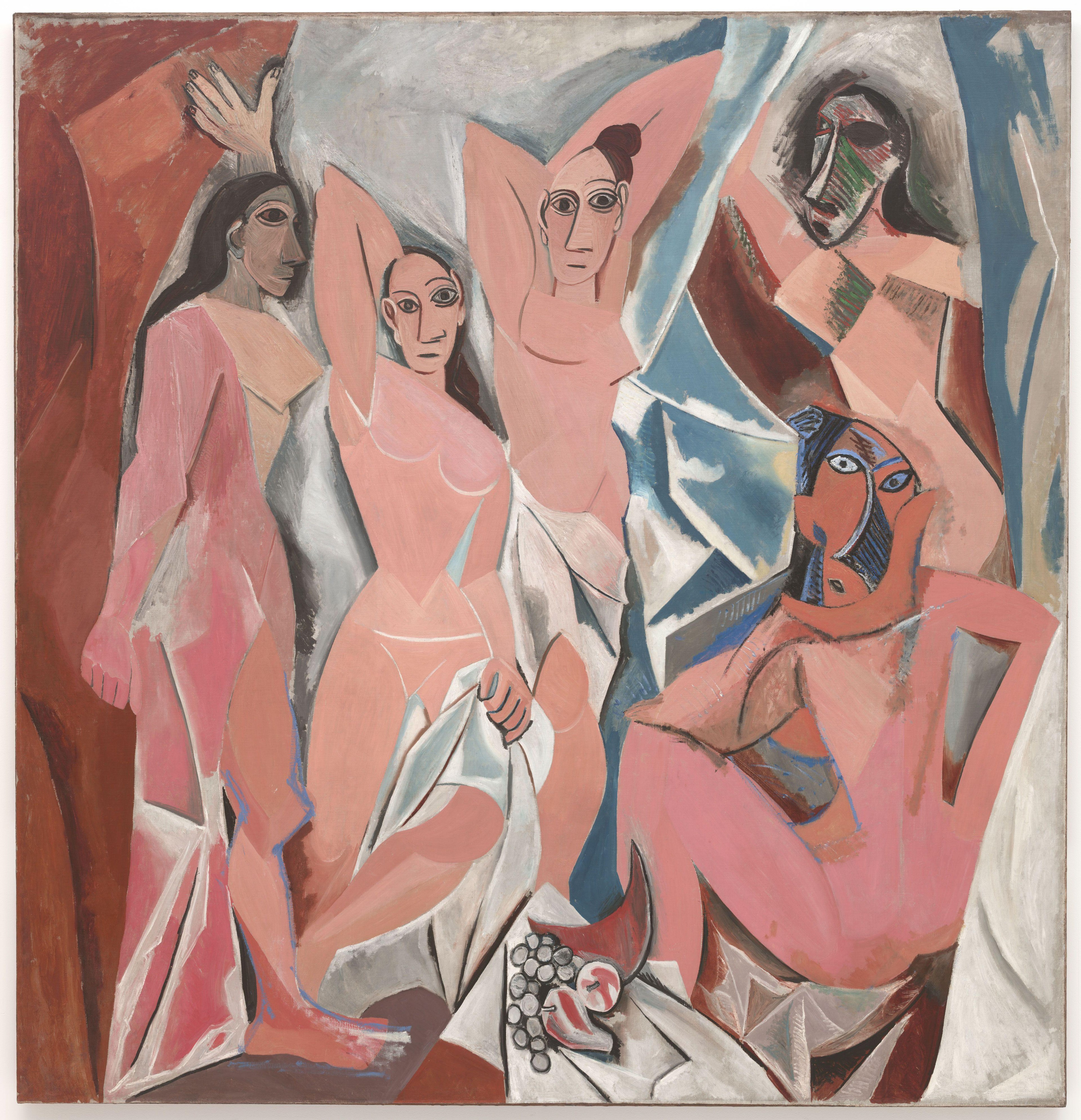 Les Demoiselles d'Avignon — Picasso, 1907